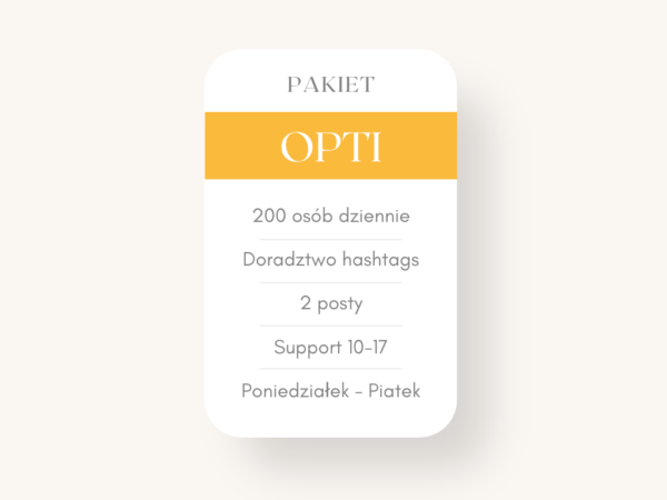 White marketing - OPTI